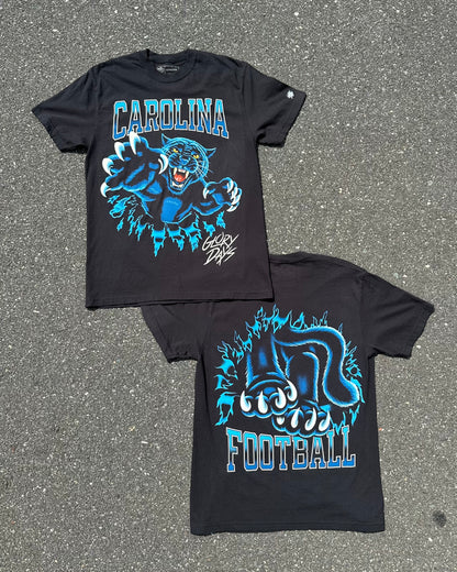 Glory Days Apparel - Football Bustin' Through T-Shirt