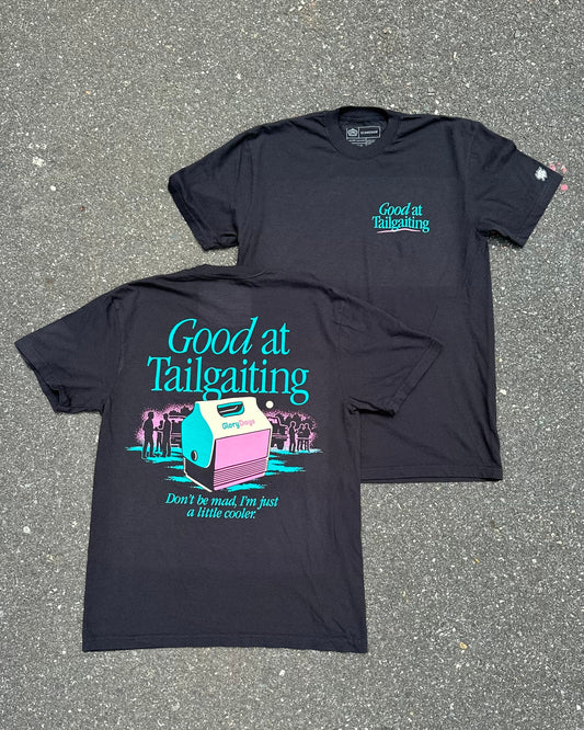 Glory Days Apparel - Good At Tailgating Black T-Shirt