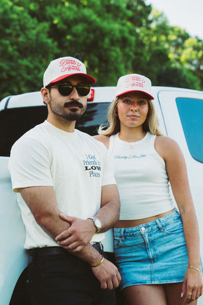 Glory Days Apparel - Country Ass Shit Micro Rib Muscle Crop Tank