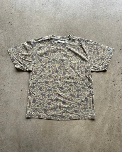 Johnny Dollars x Glory Days Apparel - Faded Duck Camo Spider Ball Oversized T-Shirt
