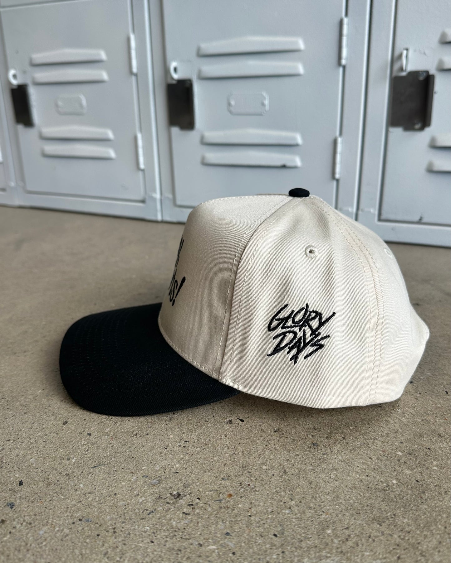 Glory Days Apparel - Yay Sports! Natural/Black Hat