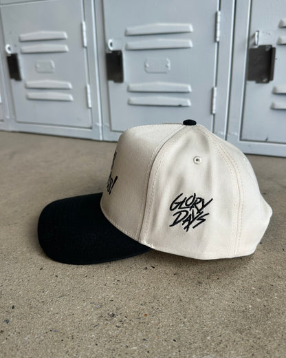Glory Days Apparel - Yay Sports! Natural/Black Hat
