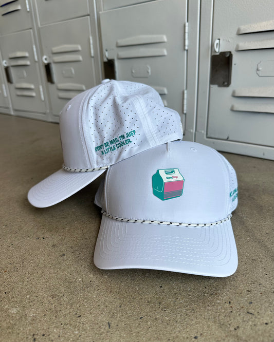 Glory Days Apparel - Don't Be Mad White Rope Hat