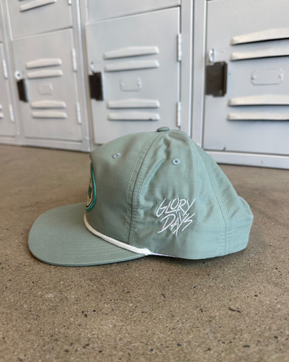 Glory Days Apparel - Johnny Dollars Patch Dusty Blue/Black Rope Hat
