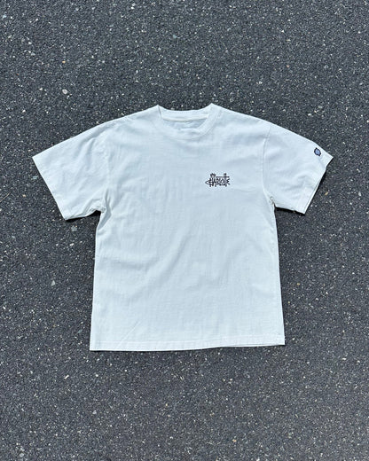 Glory Days Apparel - Off White Graffiti Charlotte Oversized T-Shirt
