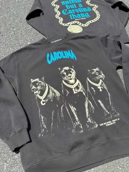 Glory Days Apparel - Vintage Black Nuthin' But A Carolina Thang Relaxed Fit Sweatshirt
