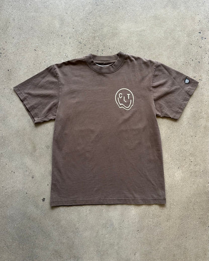 Glory Days Apparel -  Melty CLT Smiley Cub Heavy Faded T-Shirt