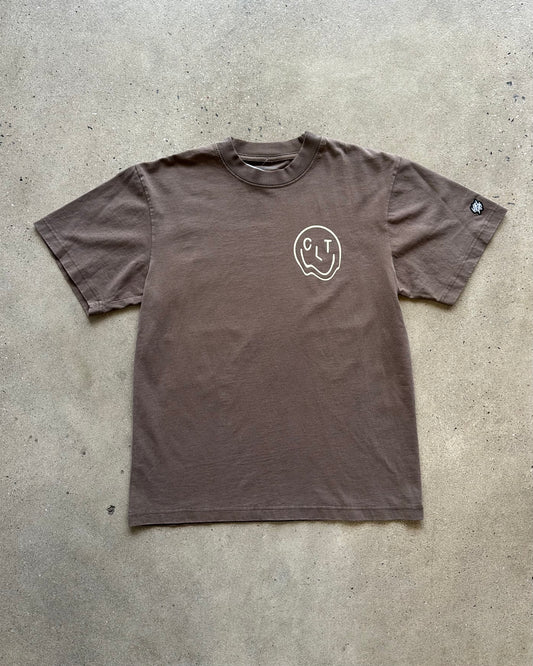 Glory Days Apparel -  Melty CLT Smiley Cub Heavy Faded T-Shirt