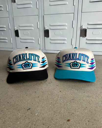 Glory Days Apparel - Black/Blue Charlotte Gem Hat