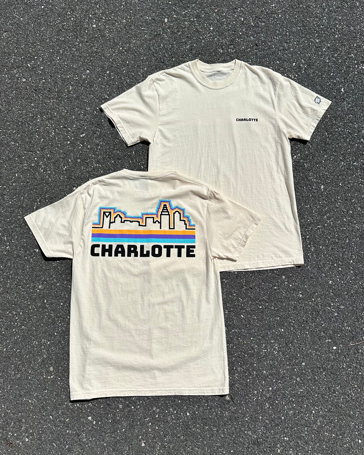Glory Days Apparel - GD's Charlotte Ivory T-Shirt