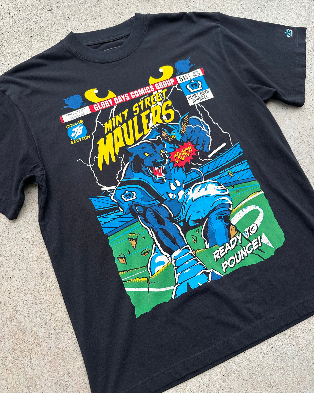 *LOCKED IN THE VAULT* Glory Days Apparel X Joe Bello - Mint Street Maulers Oversized Heavy T-Shirt