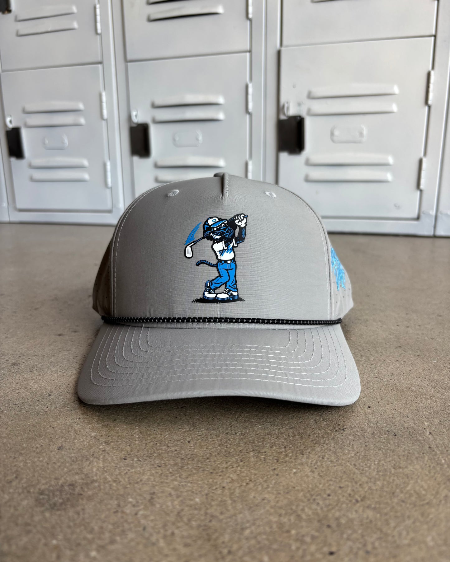 Glory Days Apparel - Golf Cat Grey Rope Hat
