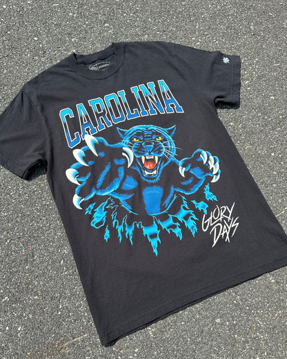 Glory Days Apparel - Football Bustin' Through T-Shirt