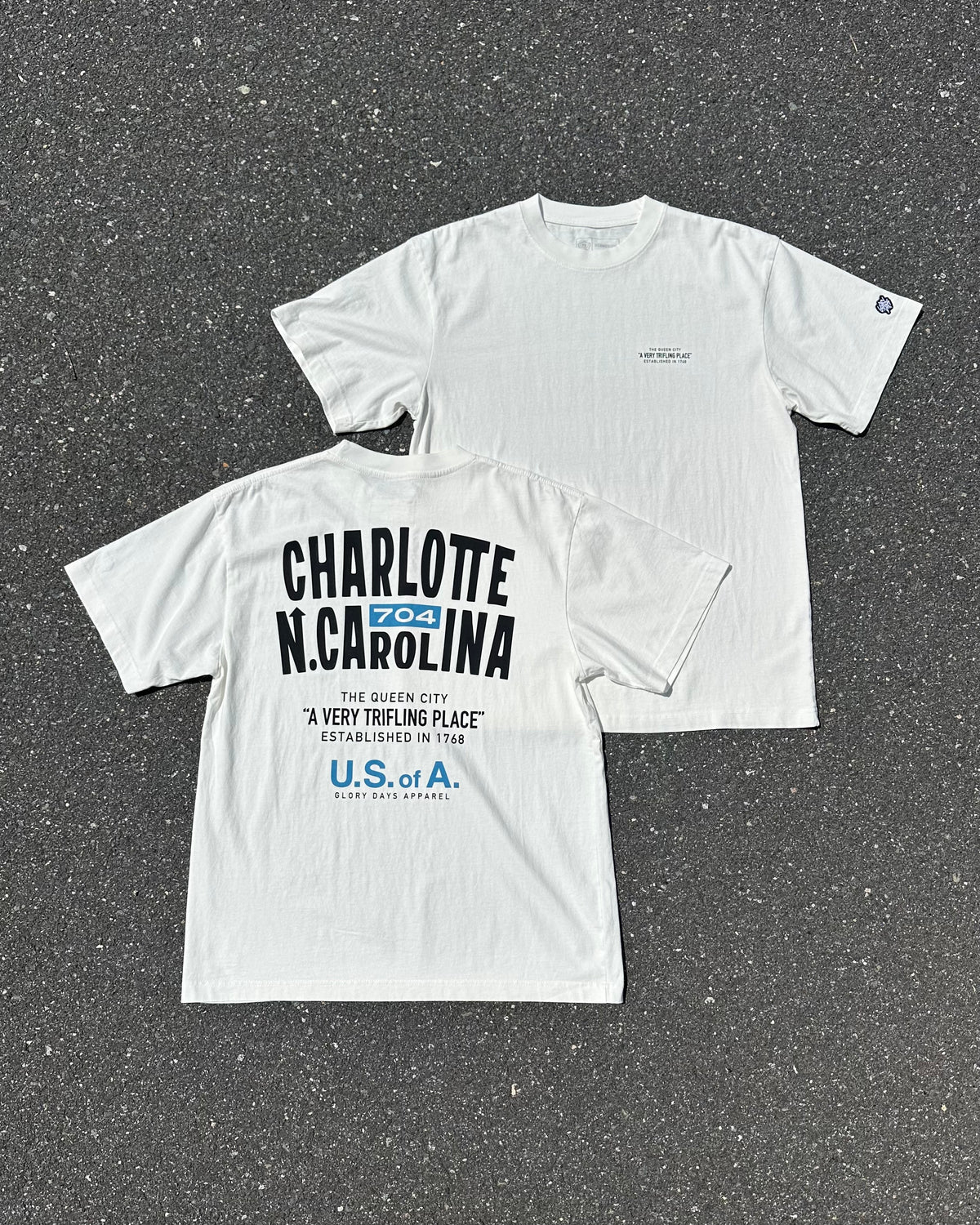 Glory Days Apparel - Off White A Very Trifling Place Oversized T-Shirt
