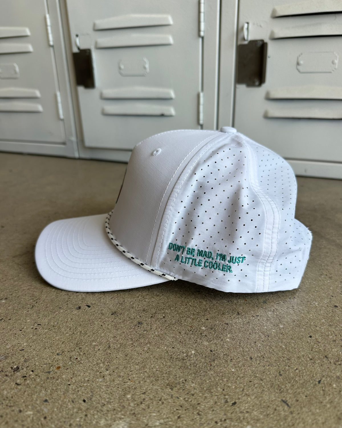 Glory Days Apparel - Don't Be Mad White Rope Hat