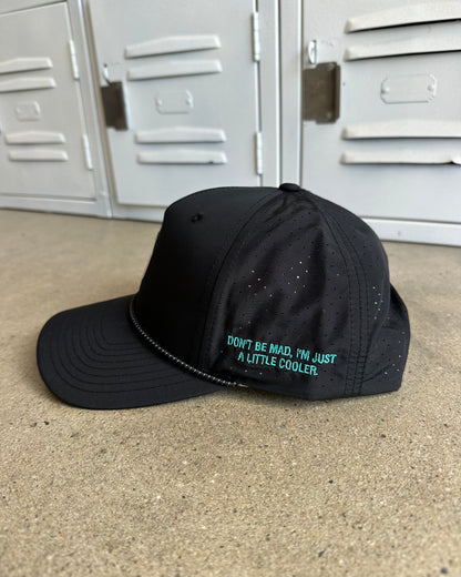 Glory Days Apparel - Don't Be Mad Black Rope Hat