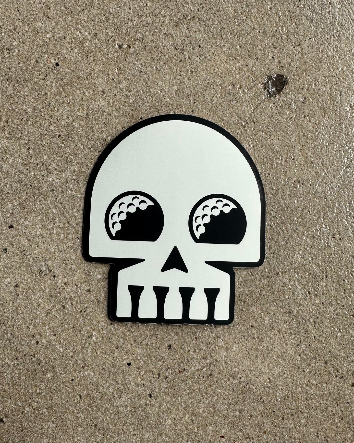 Glory Days Apparel - Golf Skull Sticker