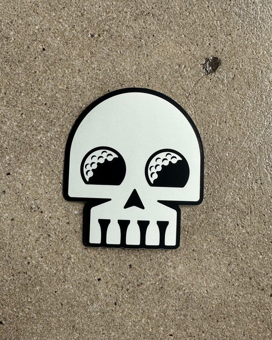 Glory Days Apparel - Golf Skull Sticker