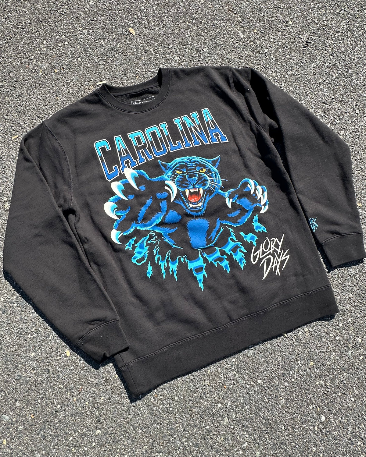 Glory Days Apparel - Football Bustin' Through Sweatshirt
