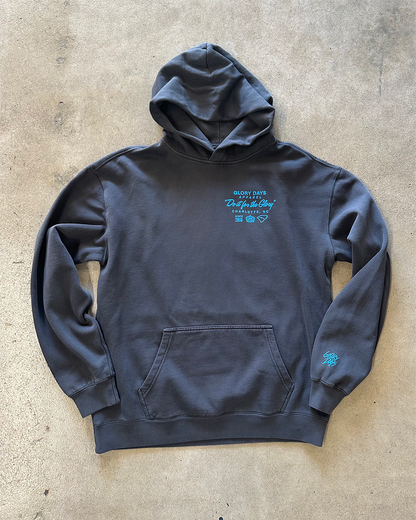 Glory Days Apparel - Beautiful Charlotte Faded Black Relaxed Fit Hoodie