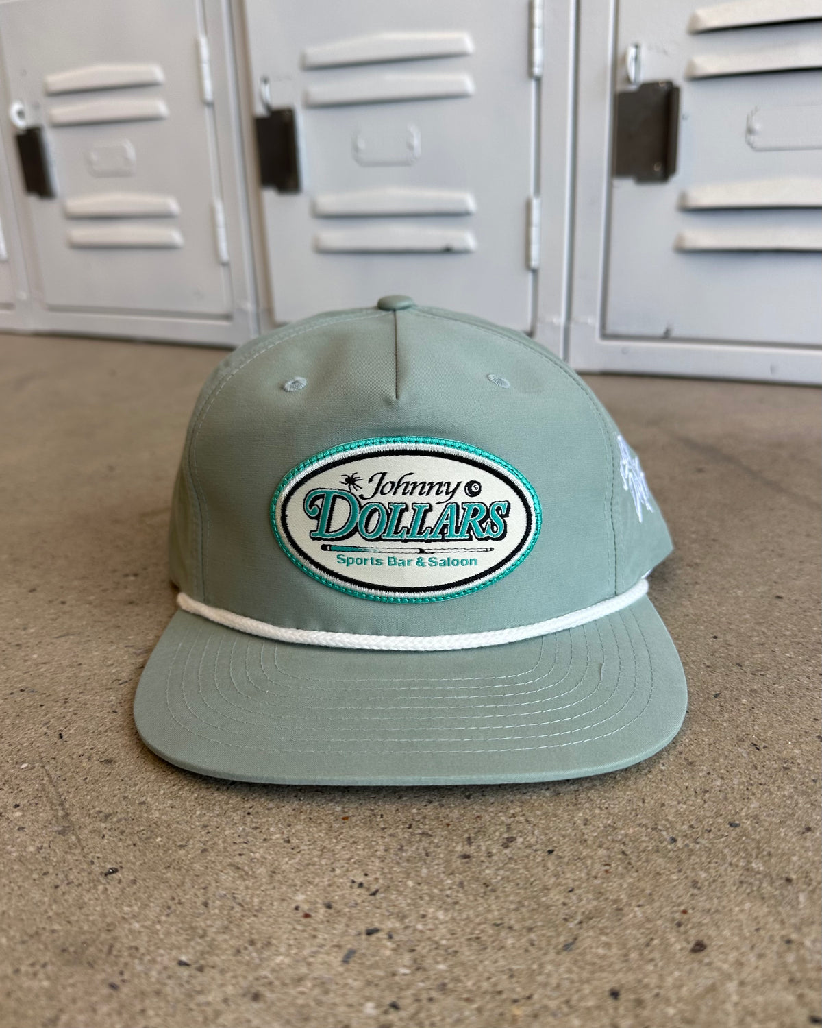 Glory Days Apparel - Johnny Dollars Patch Dusty Blue/Black Rope Hat