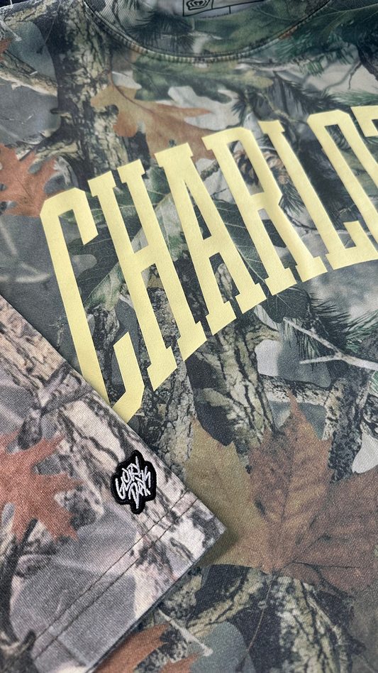 Glory Days Apparel -  Charlotte Big Block Faded Camo T-Shirt
