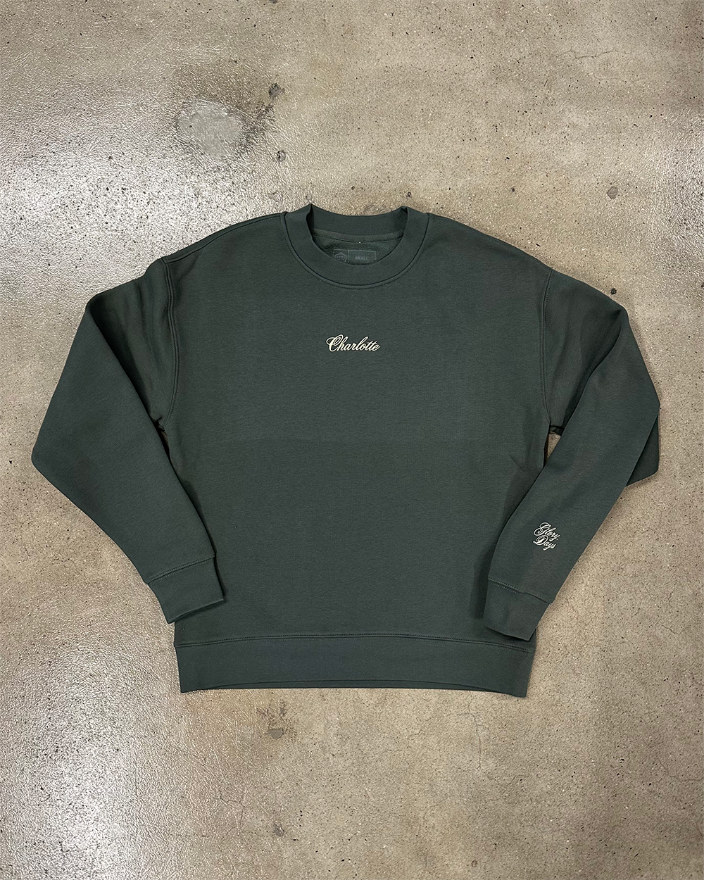 Glory Days Apparel - Charlotte Prestige Cypress Crewneck Sweatshirt