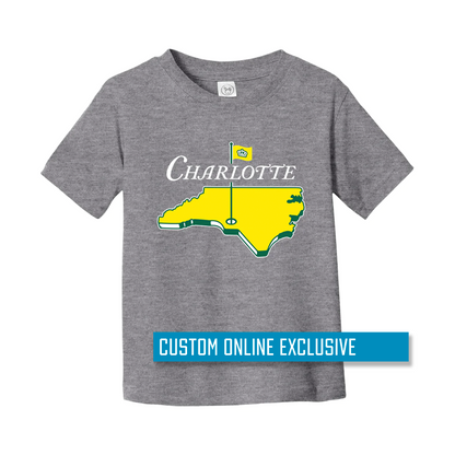 *Custom Online Exclusive* Glory Days Apparel - Charlotte Golf Toddler T-Shirt