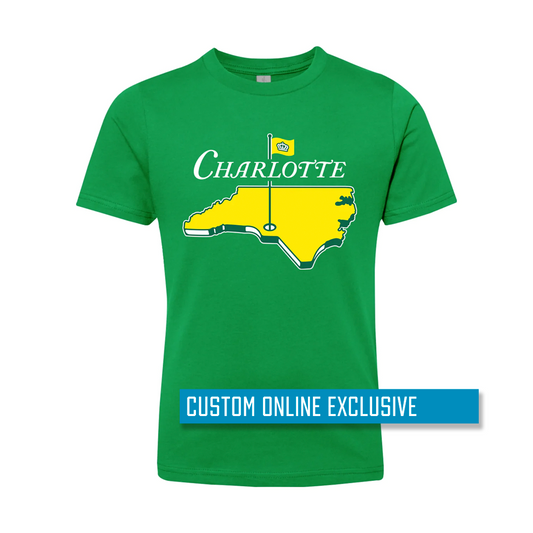 *Custom Online Exclusive* Glory Days Apparel - Charlotte Golf Youth T-shirt