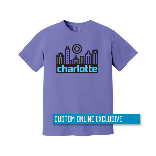 *Custom Online Exclusive* Glory Days Apparel - Charlotte Skyline T-Shirt