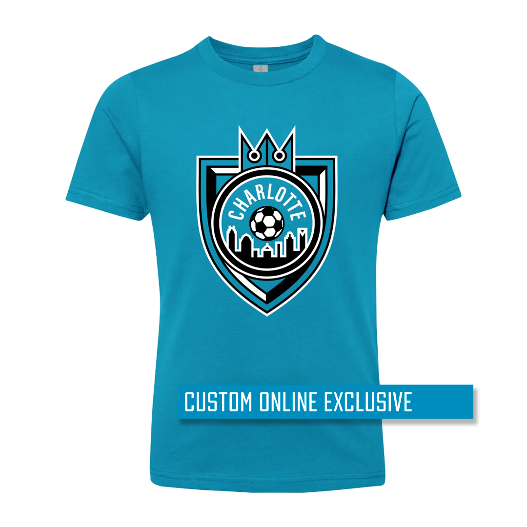 *Custom Online Exclusive* Glory Days Apparel - Charlotte Soccer Youth T-shirt