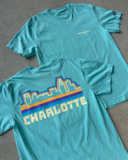 Glory Days Apparel - GD's Charlotte Teal T-Shirt