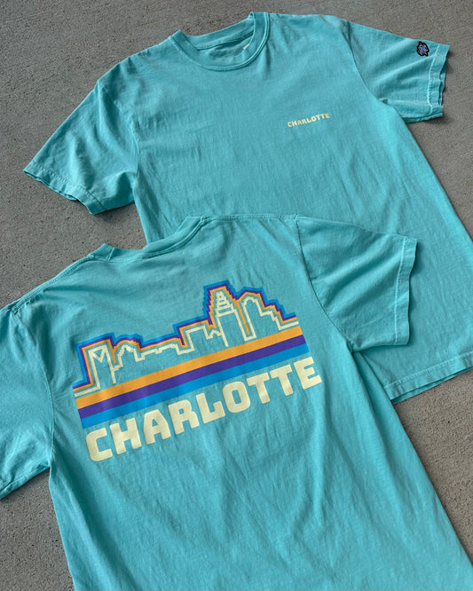 Glory Days Apparel - GD's Charlotte Teal T-Shirt