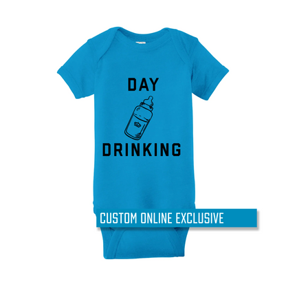 *Custom Online Exclusive* Glory Days Apparel - Day Drinking Onesie