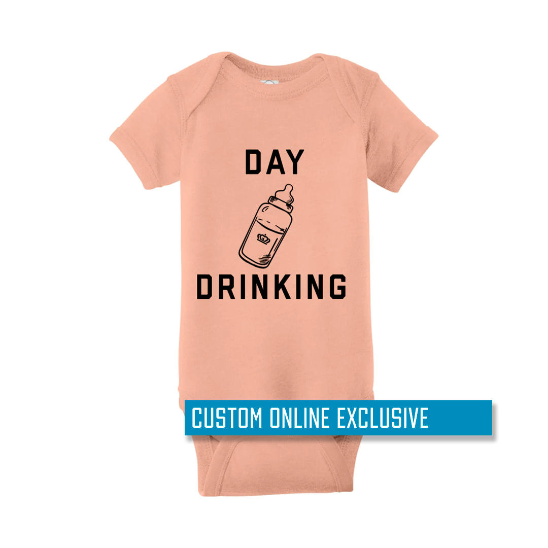 *Custom Online Exclusive* Glory Days Apparel - Day Drinking Onesie