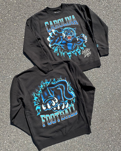 Glory Days Apparel - Football Bustin' Through Sweatshirt
