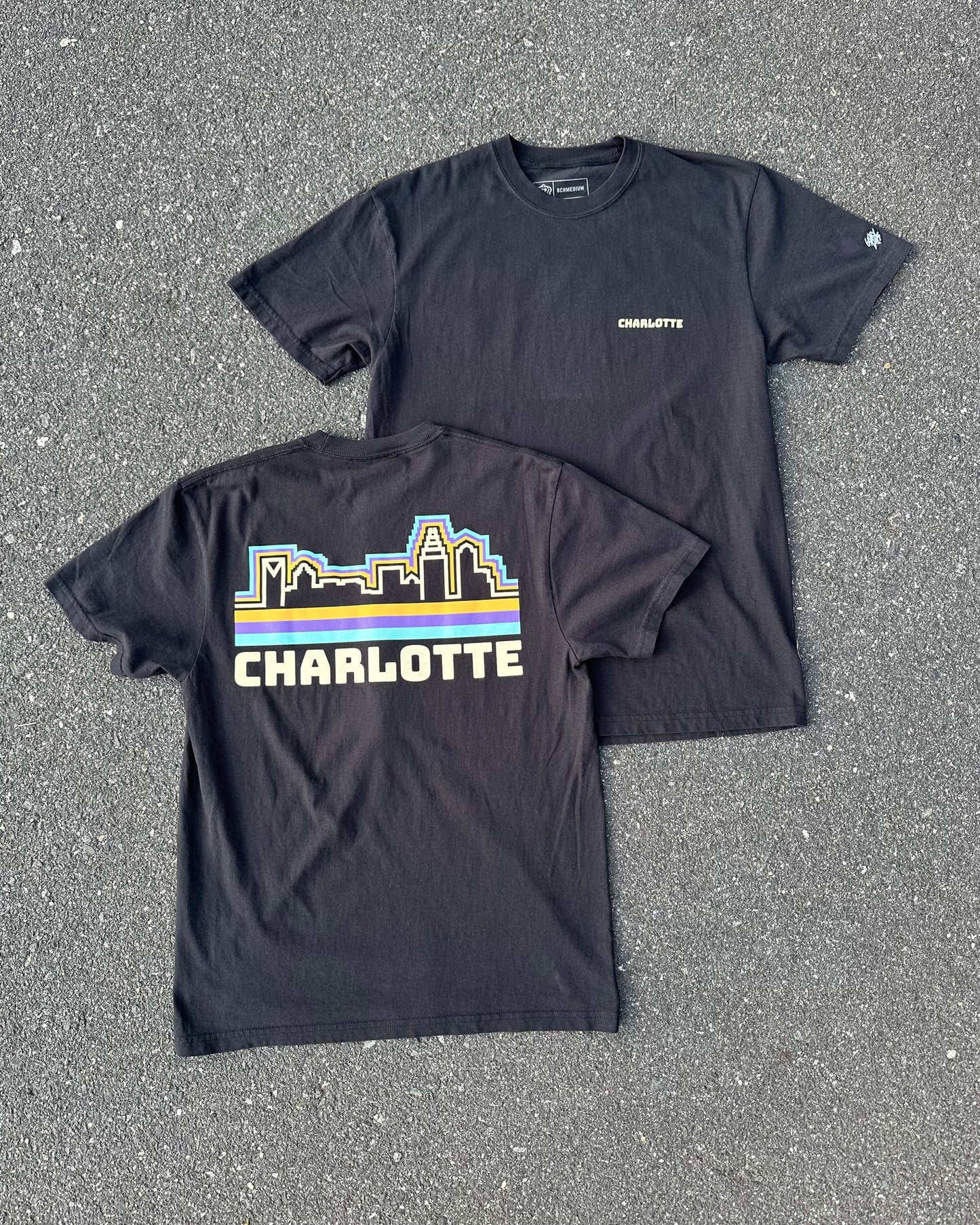 Glory Days Apparel - GD's Charlotte Black T-Shirt