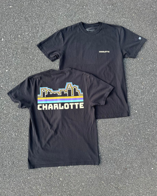 Glory Days Apparel - GD's Charlotte Black T-Shirt