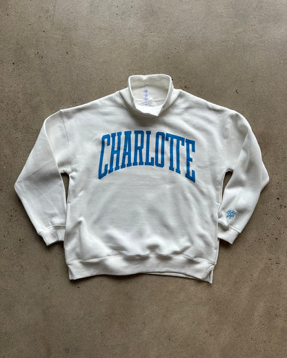 Glory Days Apparel - Cream Charlotte Big Block Oversize Mockneck (with pockets!)