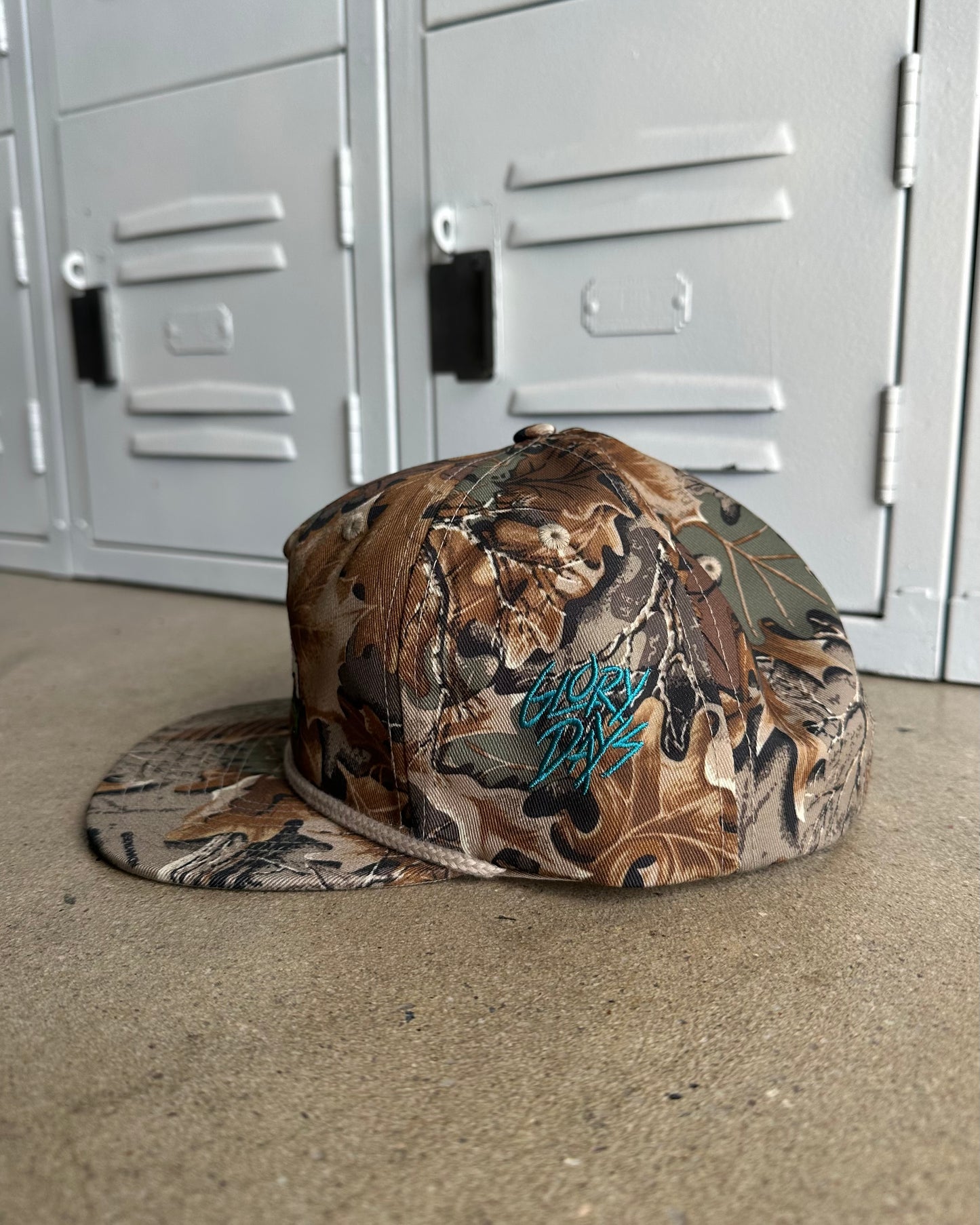 Glory Days Apparel - Beers Fish Real Tree Camo Rope Hat