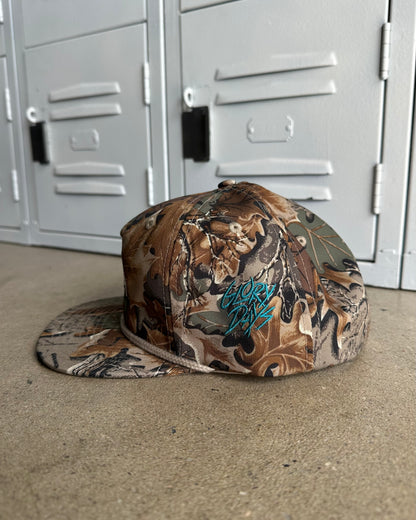 Glory Days Apparel - Beers Fish Real Tree Camo Rope Hat