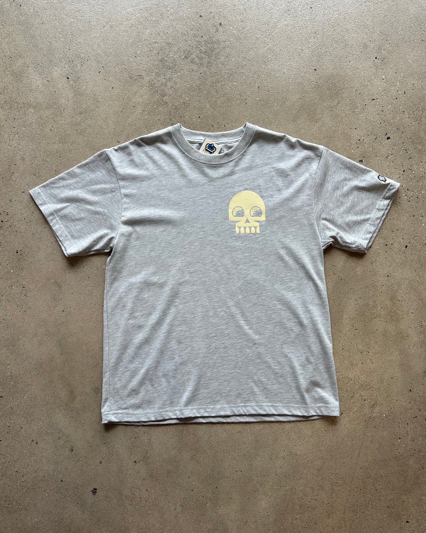 Glory Days Apparel -  Heather Grey Golf Skull Heavy T-Shirt