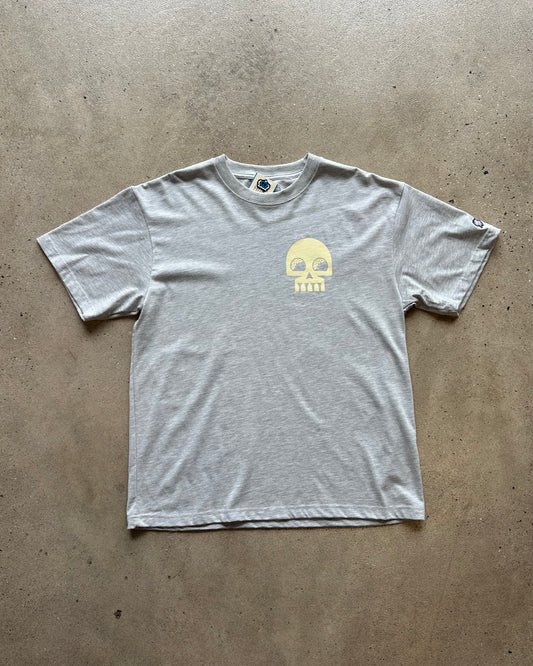 Glory Days Apparel -  Heather Grey Golf Skull Heavy T-Shirt