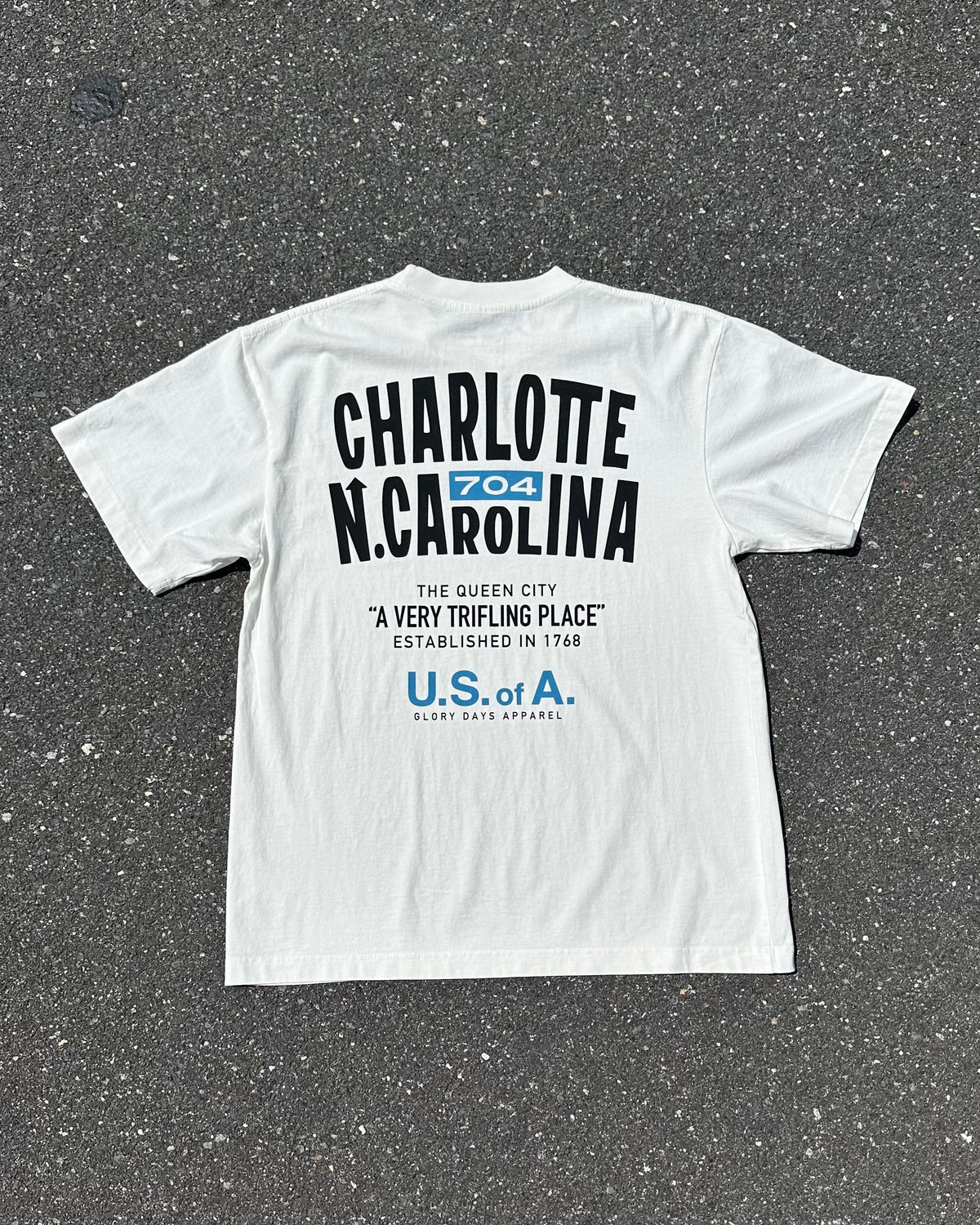 Glory Days Apparel - Off White A Very Trifling Place Oversized T-Shirt