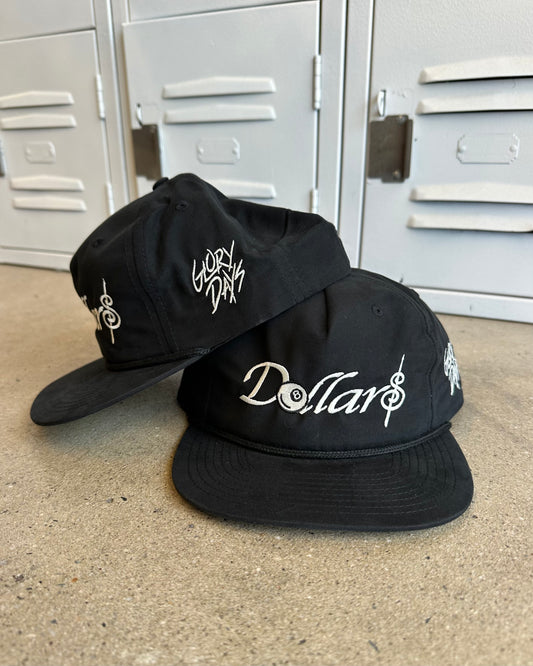 Glory Days Apparel - Dollar$ Black/Black Rope Hat