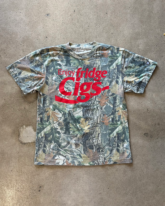 Glory Days Apparel -  Enjoy Fridge Cigs Faded Camo T-Shirt