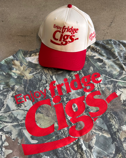 Glory Days Apparel -  Enjoy Fridge Cigs Faded Camo T-Shirt