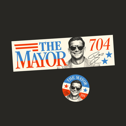 *PRE-SALE* Glory Days Apparel - The Mayor 2025 Bundle (T-Shirt, Button, & Bumper Sticker)