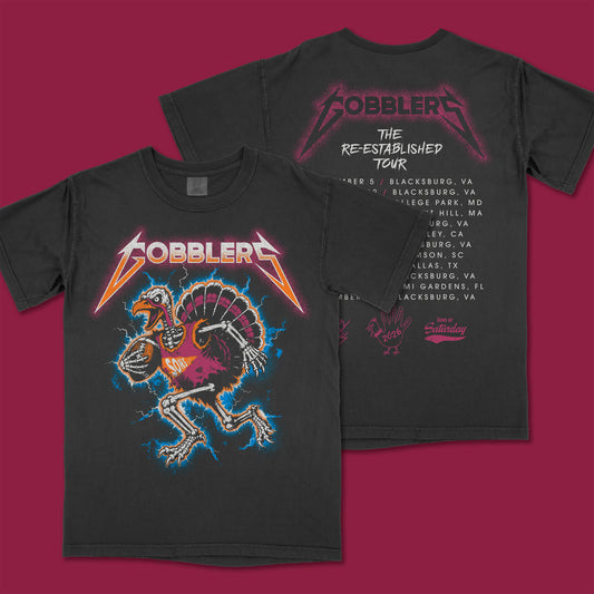 *DOES NOT SHIP IMMEDIATELY Limited Edition* Sons Of Saturday x Glory Days Apparel The Re-Established Tour T-Shirt