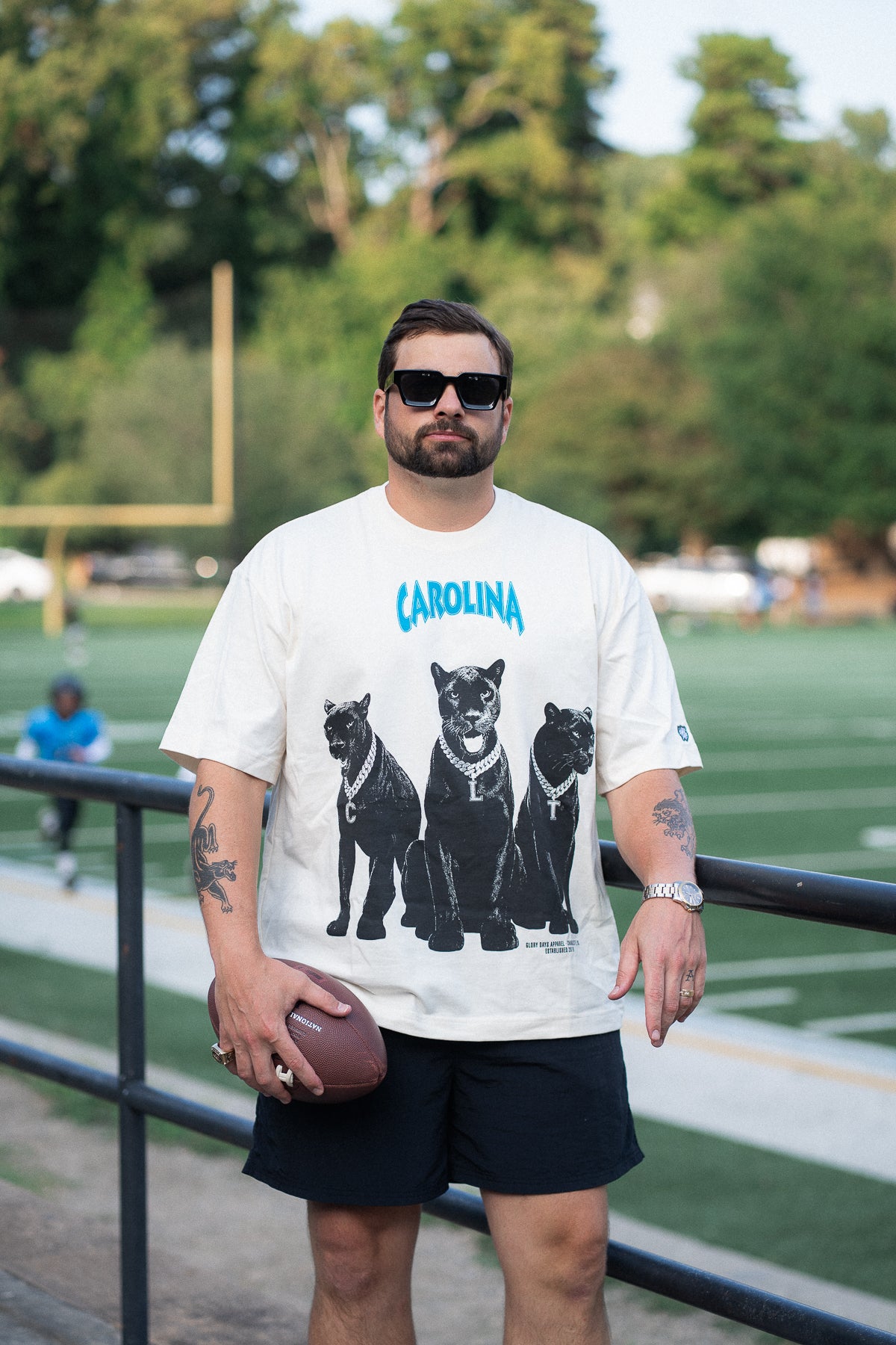 Glory Days Apparel - Off White Nuthin' But A Carolina Thang Oversized Boxy T-Shirt